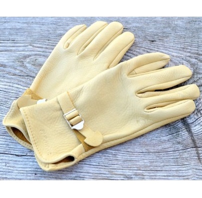 (image for) Deerskin Slip On Driving / Riding Gloves With Slide Buckle